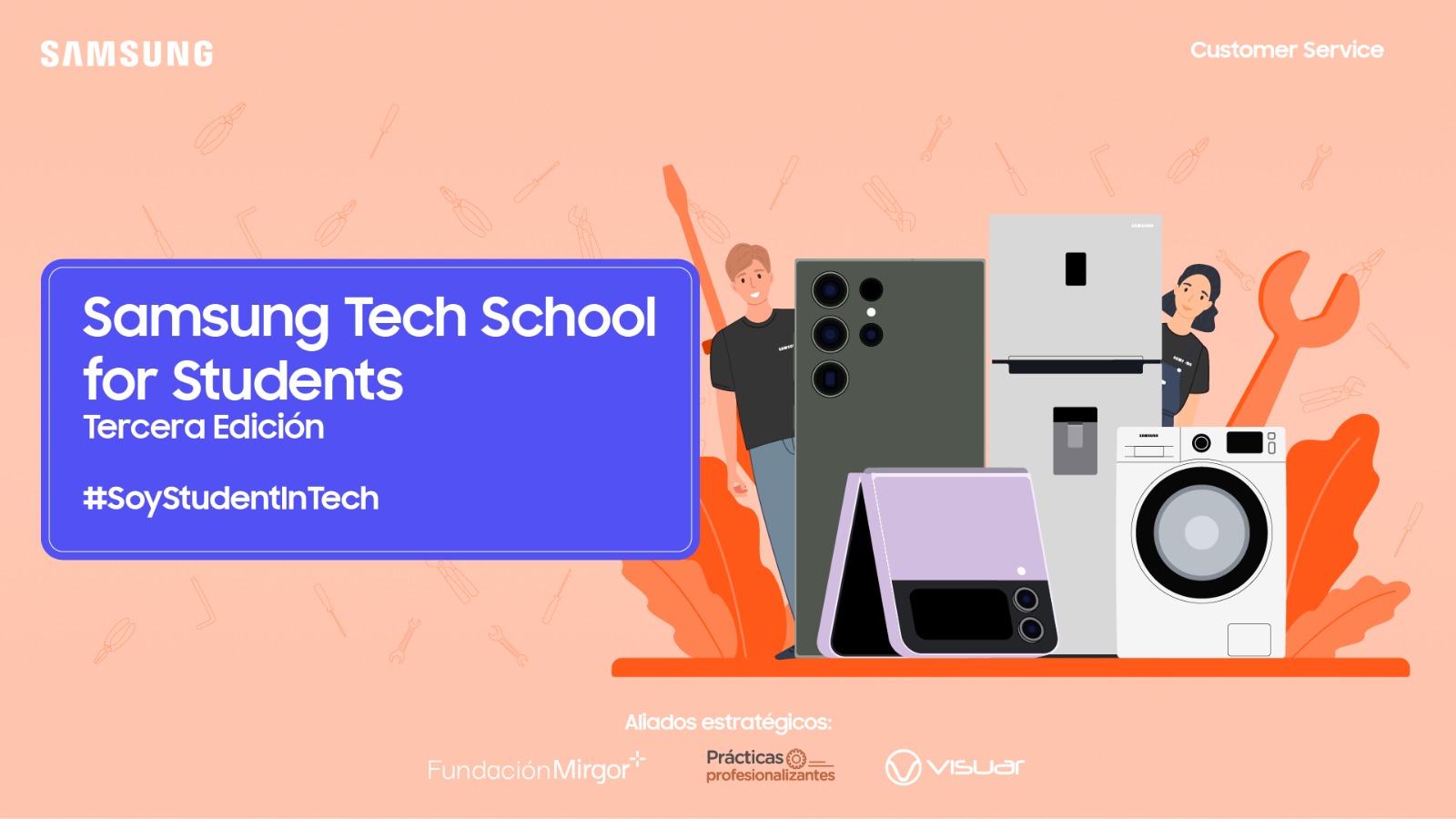 Una nueva edición de Samsung Tech School junto a Samsung y Visuar